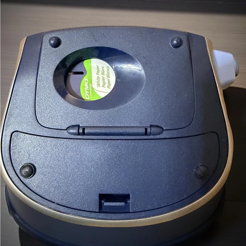 Dymo LetraTag Label Maker - Gold and Gray